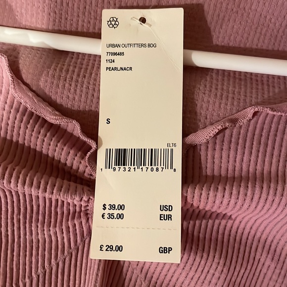 Urban Outfitters Seamless Elise Long Sleeve Top Size S - Picture 3 of 5